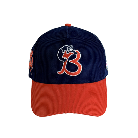 GOODLYFE SUPPLY BEARS "COMING OF AGE" CAP - Navy / Orange