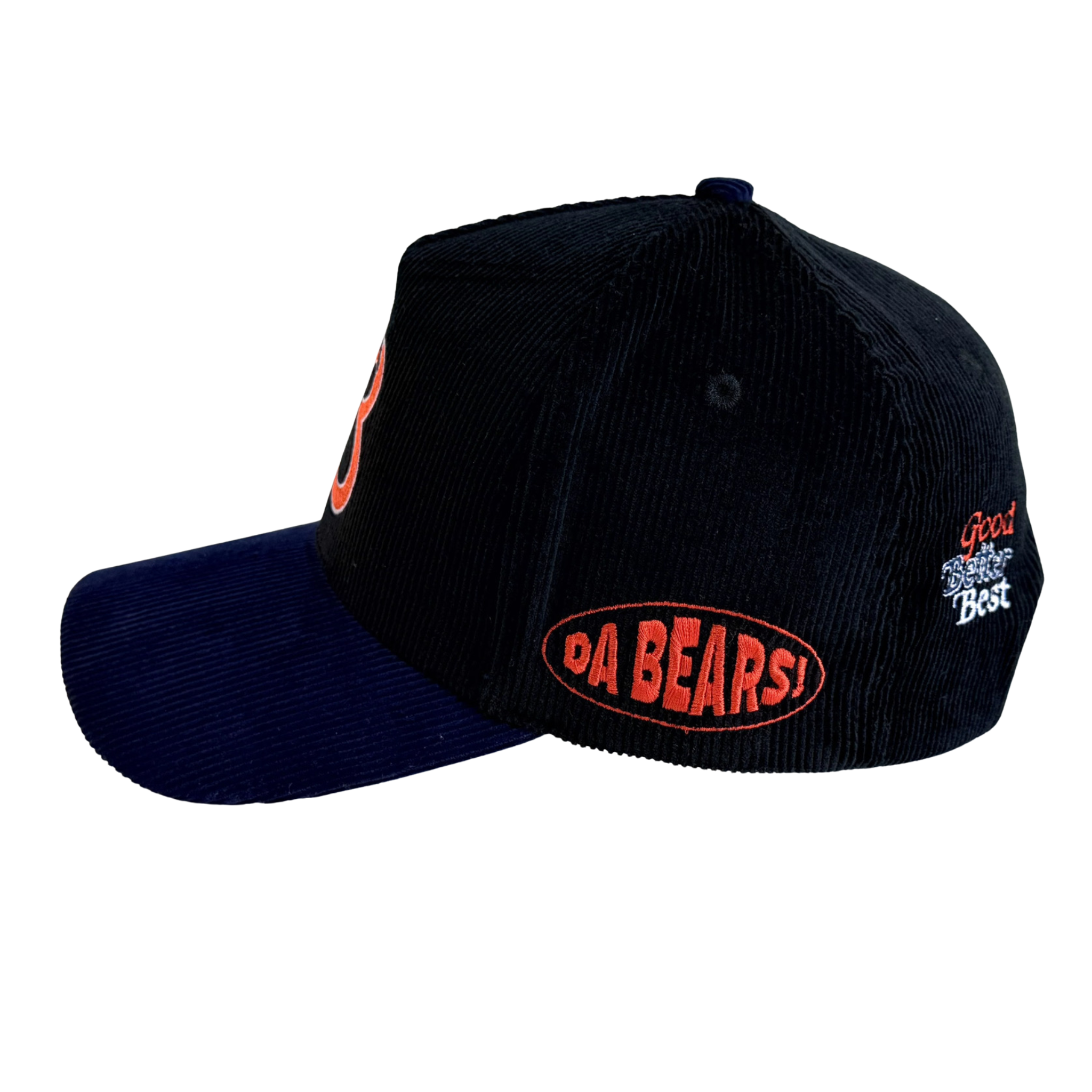 GOODLYFE SUPPLY BEARS "GOOD BETTER BEST" CAP - Black / Navy