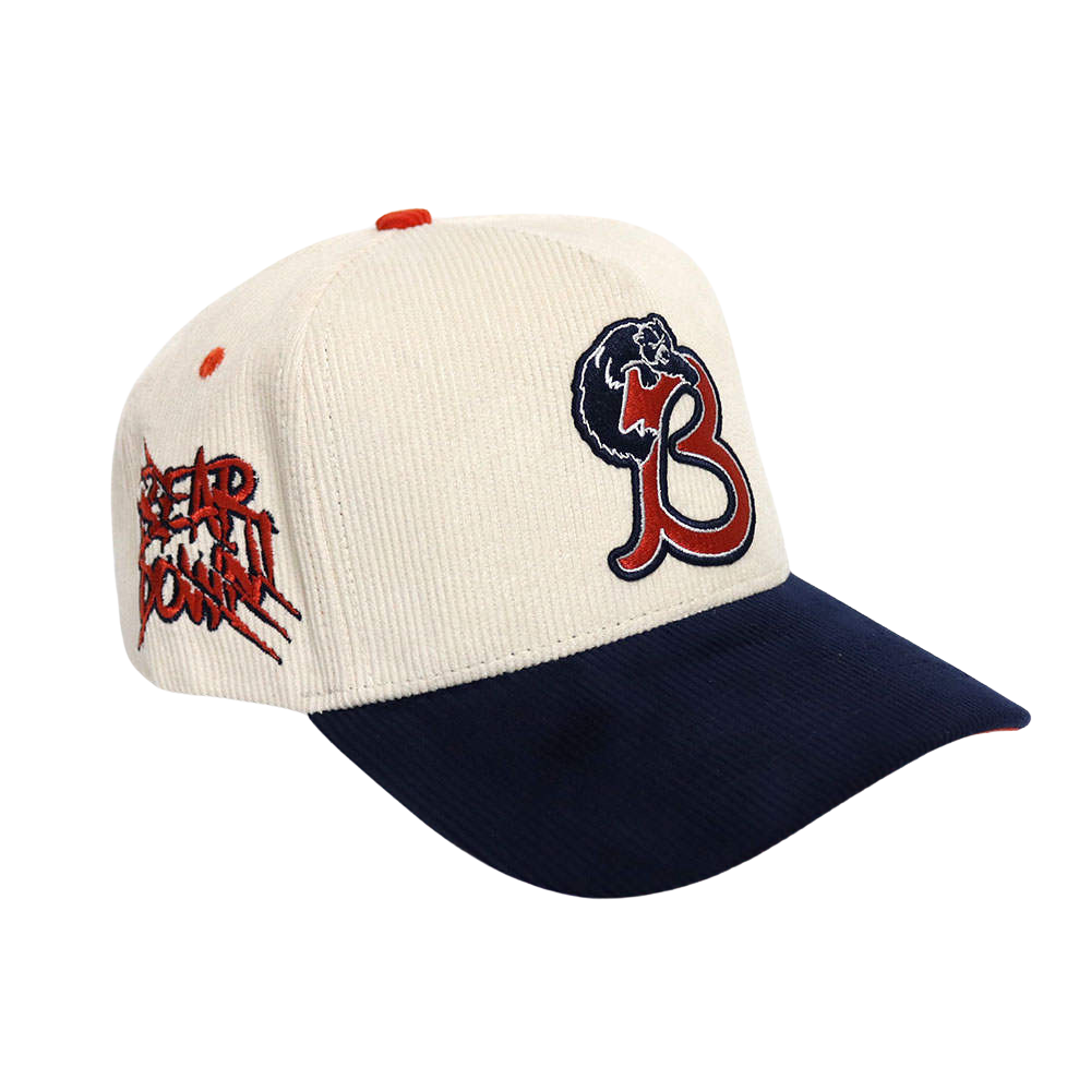 GOODLYFE SUPPLY CHICAGO BEARS "COMING OF AGE" CAP - Off-White / Navy