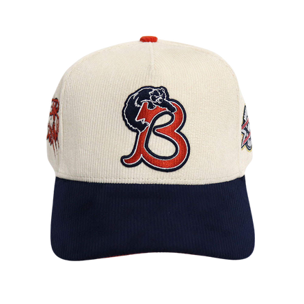 GOODLYFE SUPPLY CHICAGO BEARS "COMING OF AGE" CAP - Off-White / Navy